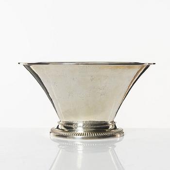 KG Markströms, skål, silver, Uppsala 1929.