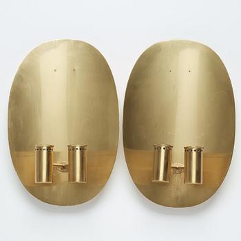 HANS-AGNE JAKOBSSON, vägglampetter, ett par, Markaryd, 1900-talets andra hälft.