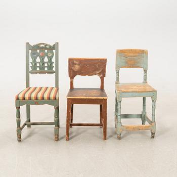 Chairs 6 similar 19th century, second half.