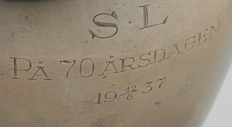 VAS, tenn, Rolf Engströmer, Fabriksaktiebolaget Kronsilver, 1936.