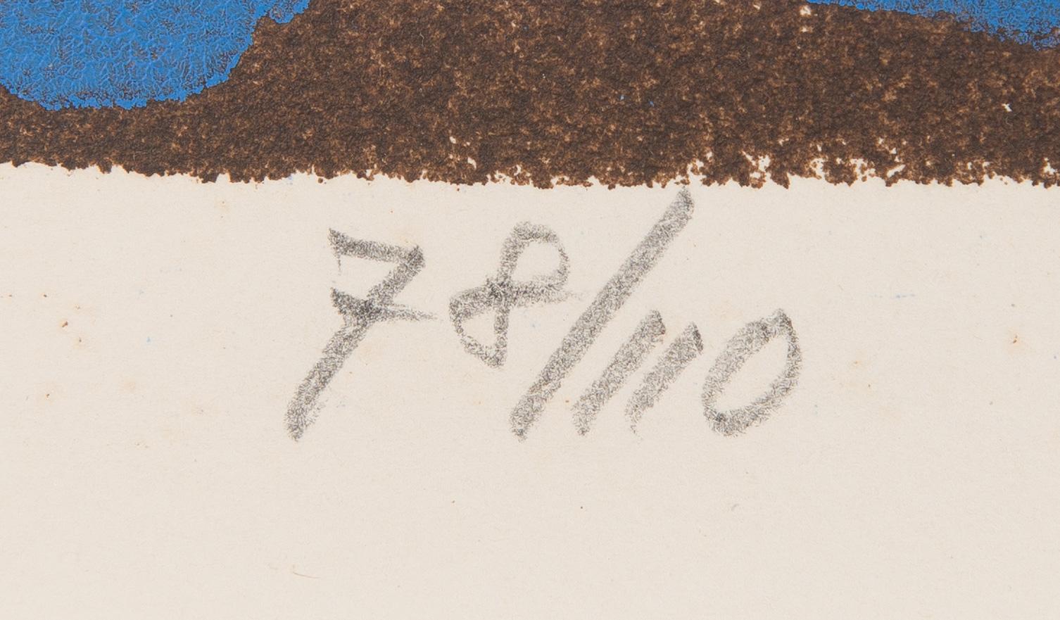 Serge Poliakoff, "Composition Bleue".