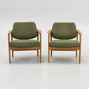 Folke Ohlsson, a pair of "Ascot" armchairs, Dux, 1960's.