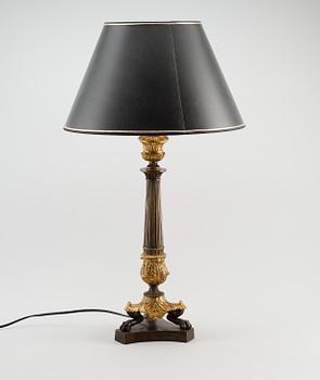 BORDSLAMPA, empirestil, 1800-/1900-tal.