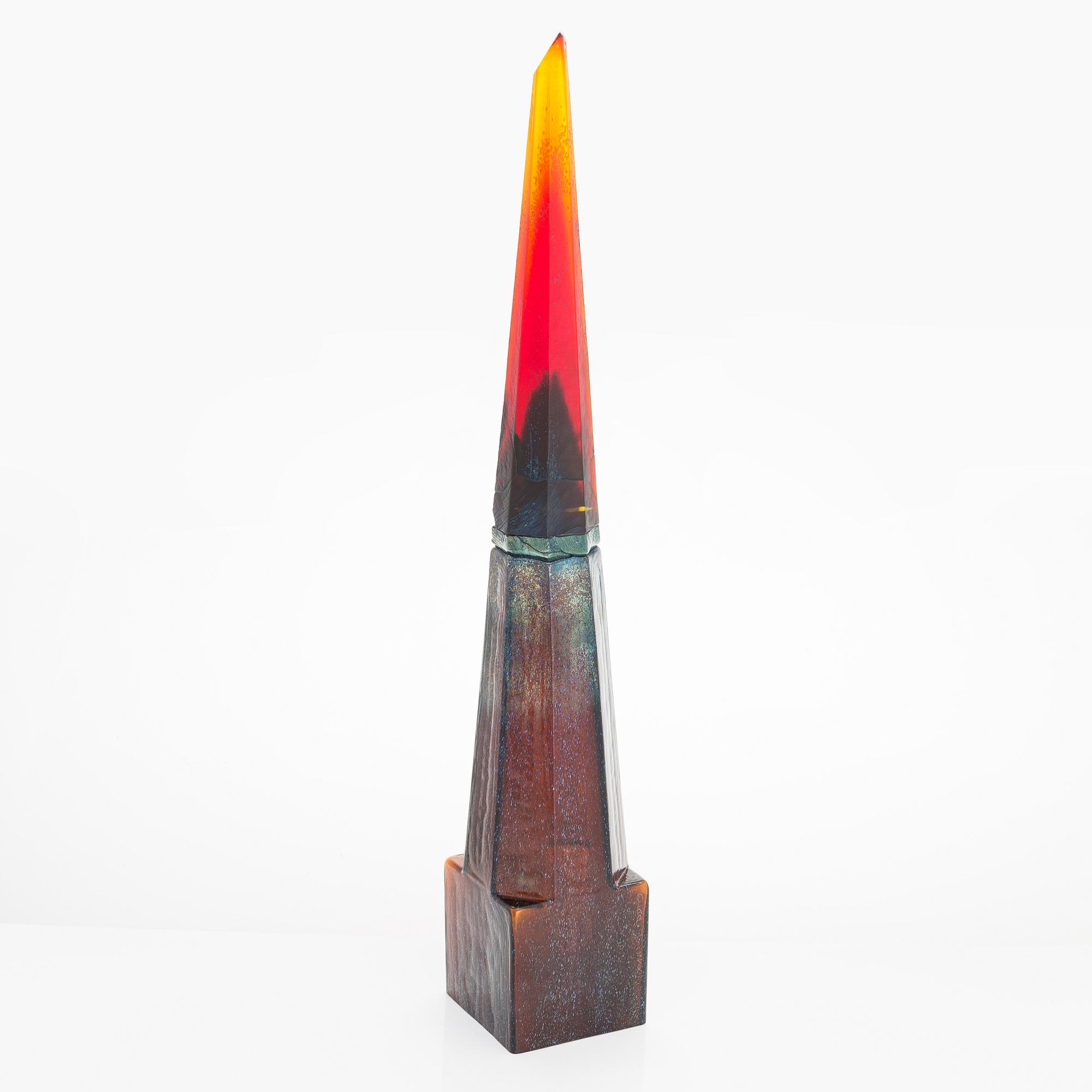 Oiva Toikka, glasskulptur, signerad Oiva Toikka Notsjö.