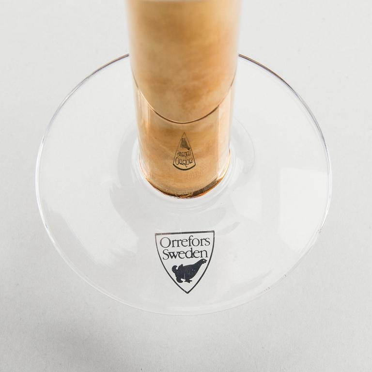 GUNNAR CYRÉN, glas,  4+4 st "Nobel", Orrefors.