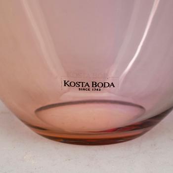 FLASKA, glas, Kjell Engman, Kosta Boda.