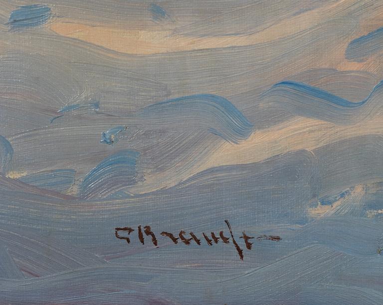 Carl Brandt, "Vinter i Bergslagen".