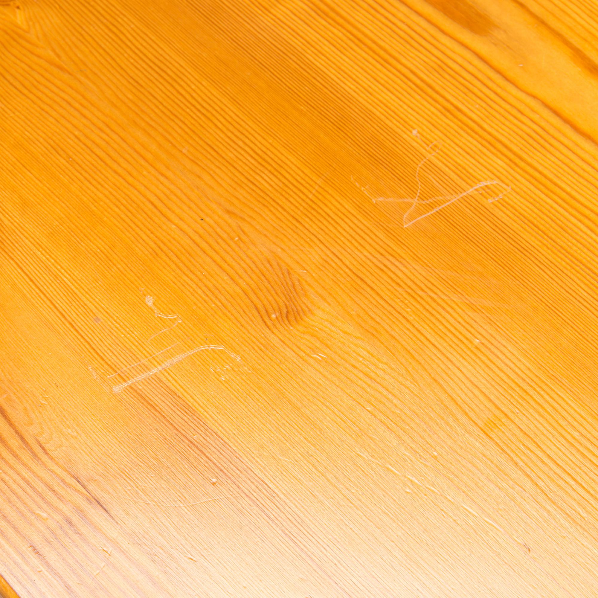 Göran Malmvall, a pine table, Svensk Fur, mid-20th century.
