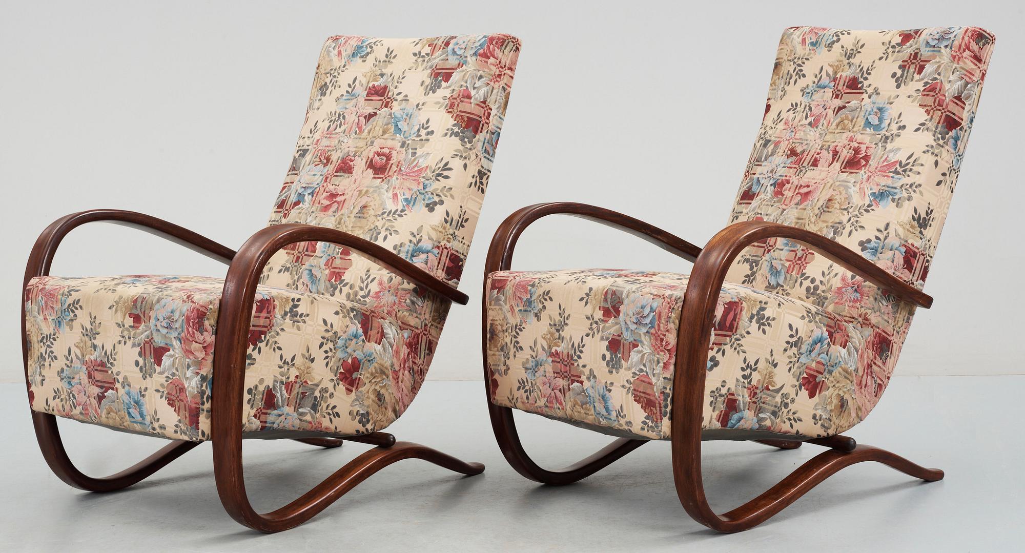 FÅTÖLJER, ett par, Thonet, 1900-talets mitt.