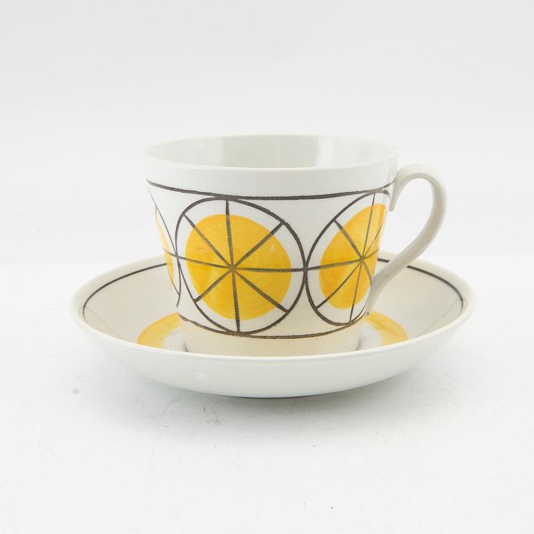 Arthur Percy, artificial cups 3 pcs "Fortuna" Uppsala Ekeby 1950s/60s.