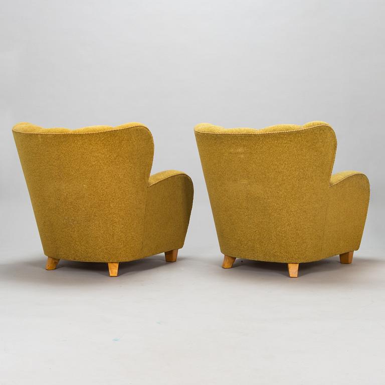 Fåtöljer, ett par, 1900-talets mitt.