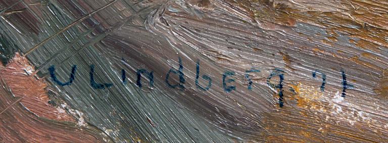 UNO LINDBERG, olja på duk, sign o dat- 47.