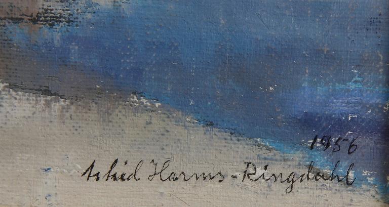 HARMS-RINGDAHL, ASTRID. Olja på duk, sign o dat 1956.