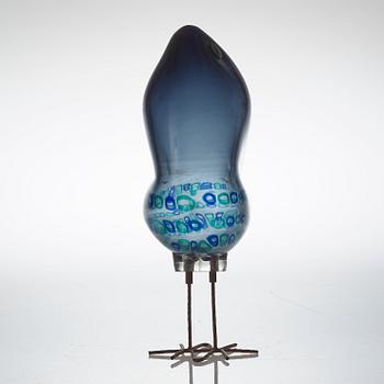 An Alessandro Pianon 'Pulcino' glass bird, Vistosi, Italy 1960's.