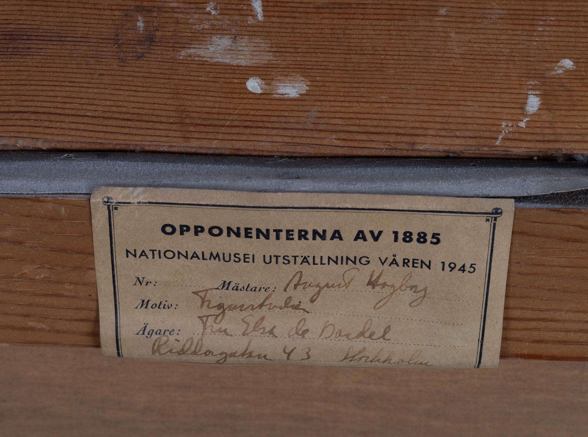 August Hagborg, Mussel plockare.