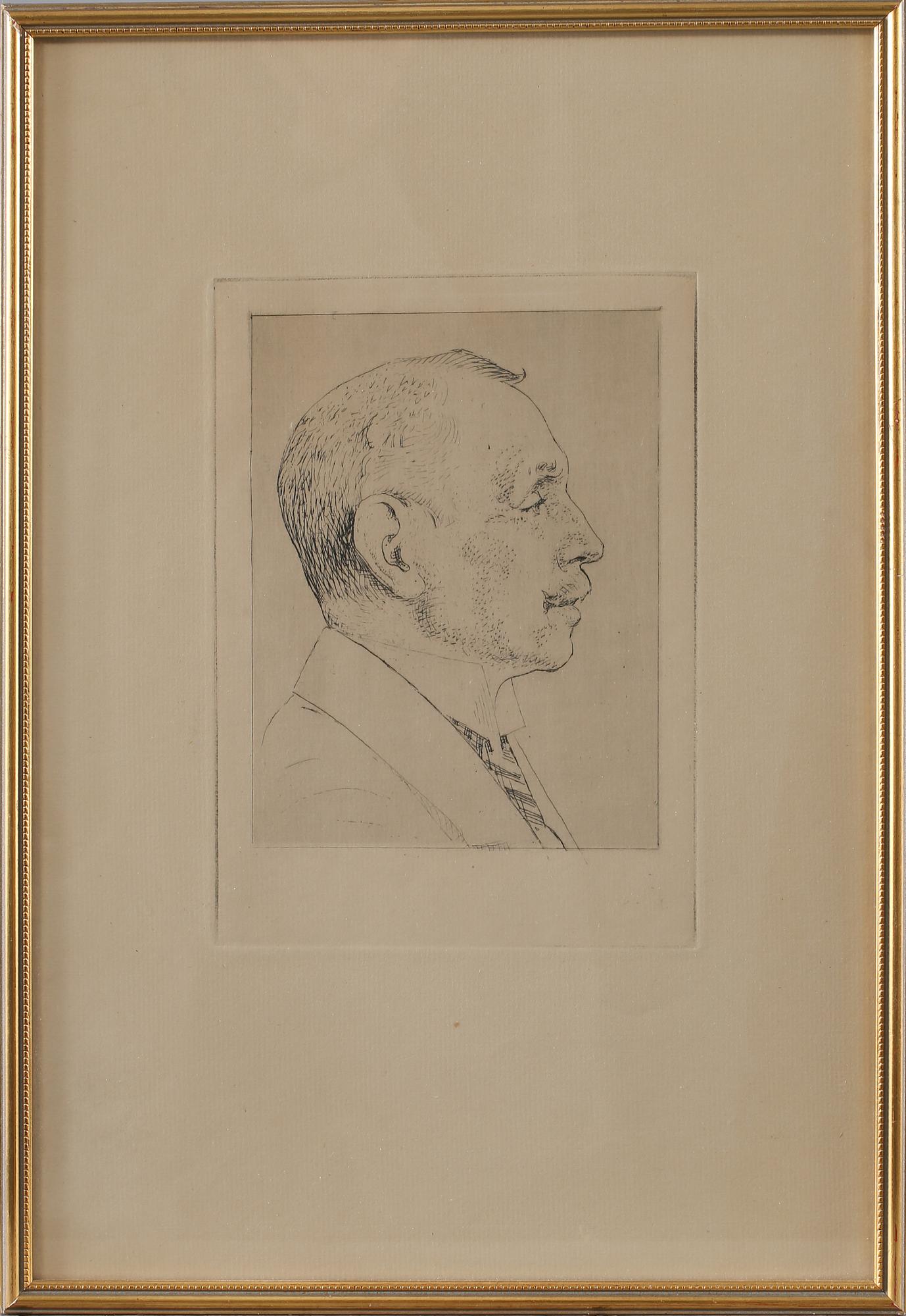 CARL LARSSON, etsning, ej signerad.