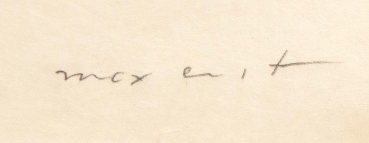 Max Ernst, litografi på japanpaper signerad och numrerad 67/69.