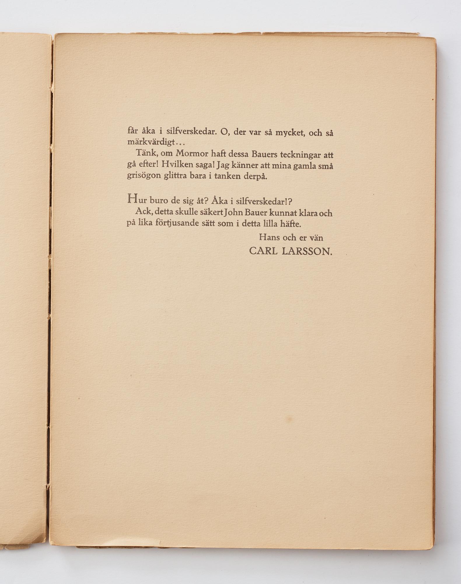 John Bauer, "Troll" 10 litografier i mapp/bok.