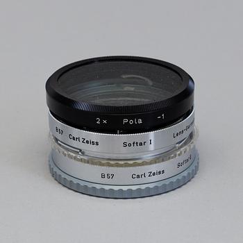 Hasselblad 500/C Camera no TI54816 with from 1964 with five lenses inluding a chrome S-Planar 1:5:6 f=120.