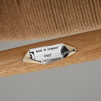 STOLAR, 6 st, "Kyrkstolen/Kirkestolen", Kaare Klint, Fritz Hansen, 1900-talets andra hälft.