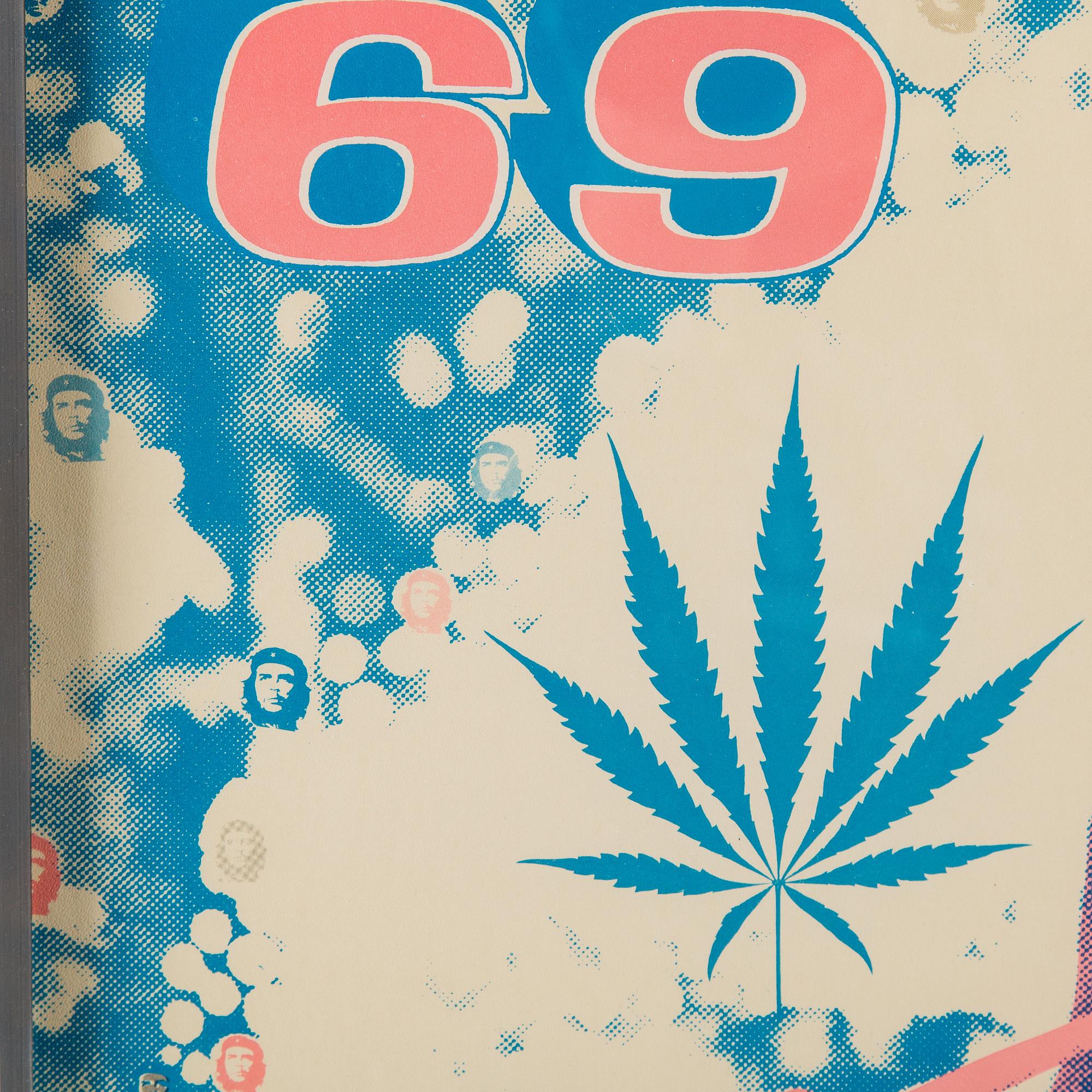 STURE JOHANNESSON, exhibition poster, offset,  1969.