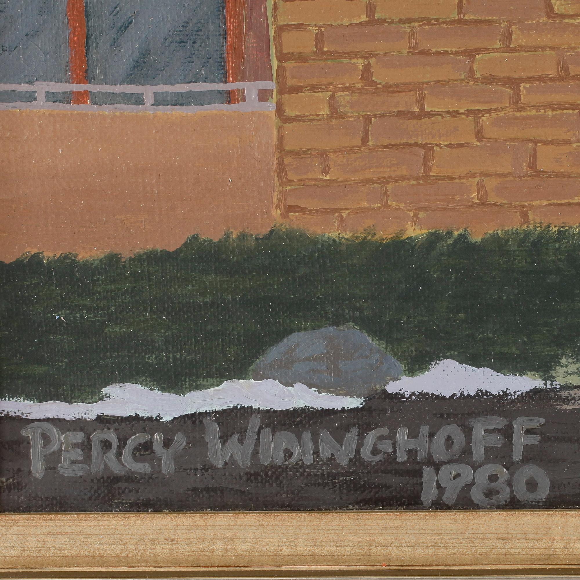 PERCY WIDINGHOFF, olja på duk, signerad och daterad 1980.