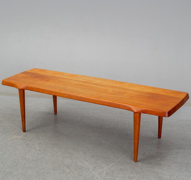 JOHN BONÉ, sofa table, Denmark. Second half of the 20th century. Signed.