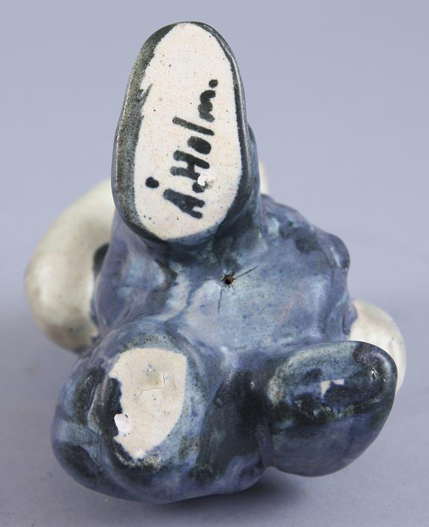 FIGURIN, stengods, Åke Holm, sign.