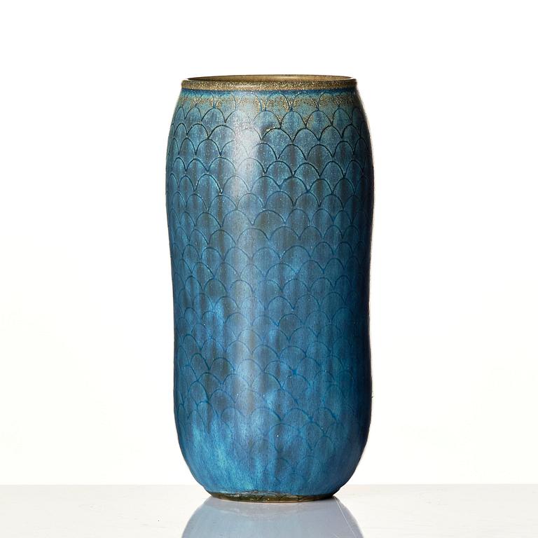 Stig Lindberg, a stoneware vase, Gustavsberg Studio, 1961.