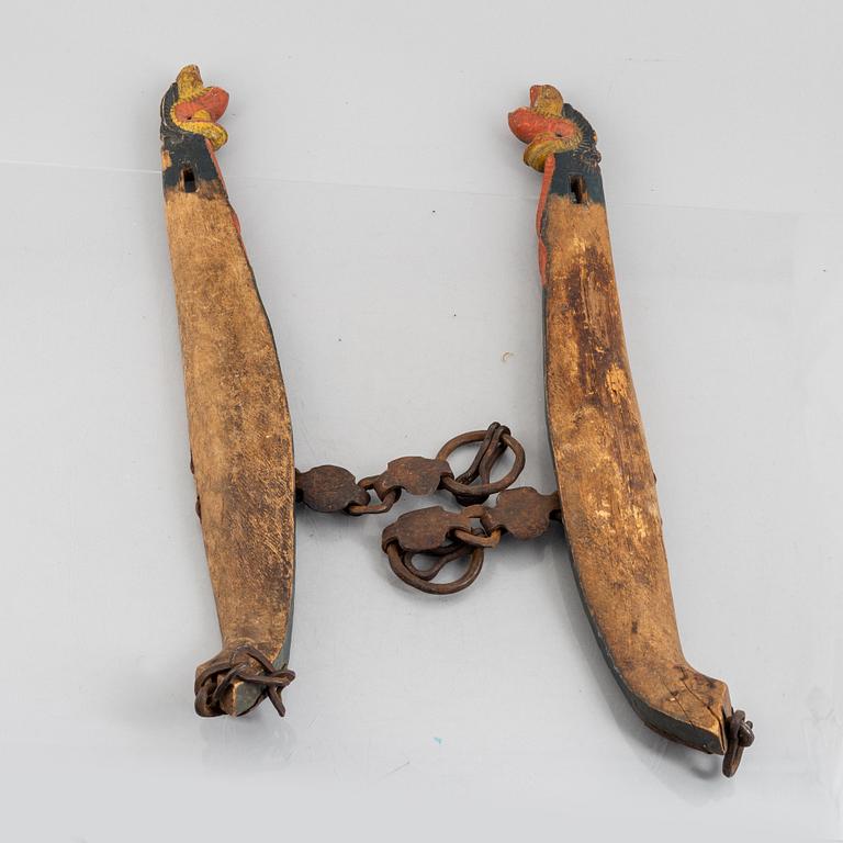 A Swedish provincial horse's harness, 19th century.