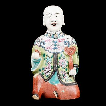 FIGURIN, Kina 1800-tal samt konsol i gjutmassa 1900-tal.