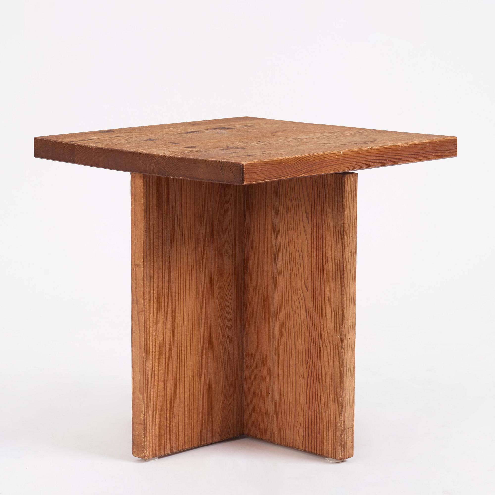 Axel Einar Hjorth, a "Lovö" stained pine table, Nordiska Kompaniet 1930s.