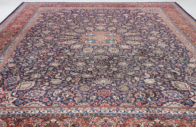 A Persian carpet, c. 445 x 320 cm.