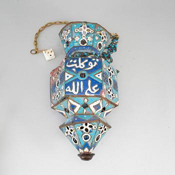 A Persian lantern, circa 1900.