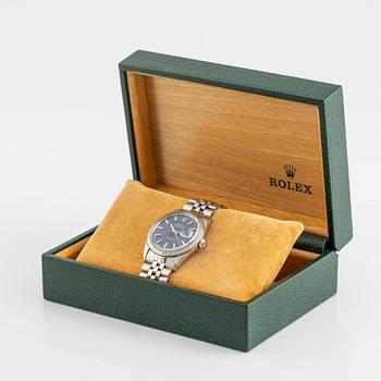 Rolex, Oyster Perpetual, Datejust, "Wide Boy", wristwatch, 36 mm.