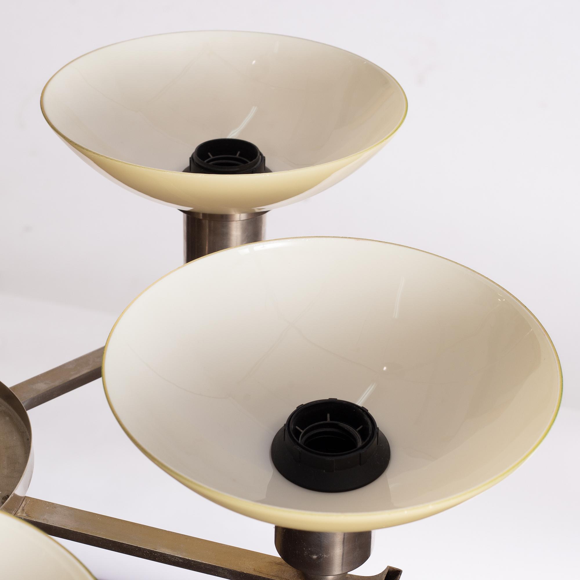 Ceiling lamp, functionalist, 1930s.