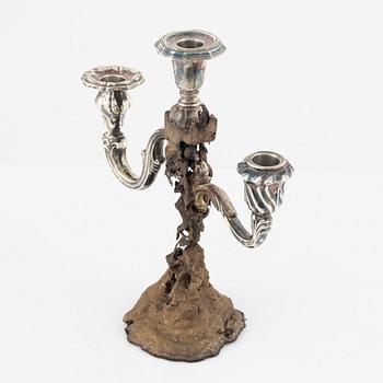 Olle Olls, a candelabra/light object, 2021.