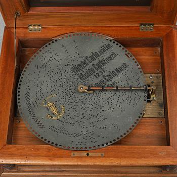 A German Symphonion music box, Jul. Heinr. Zimmermann, Leipzig, late 19th Century.