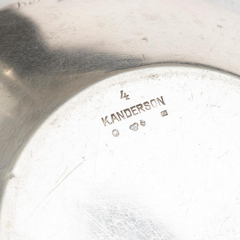 A silver bowl, K.andersson, Stockholm, 1918.