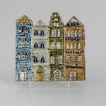 Lisa Larson, three wall reliefs, Gustavsberg.