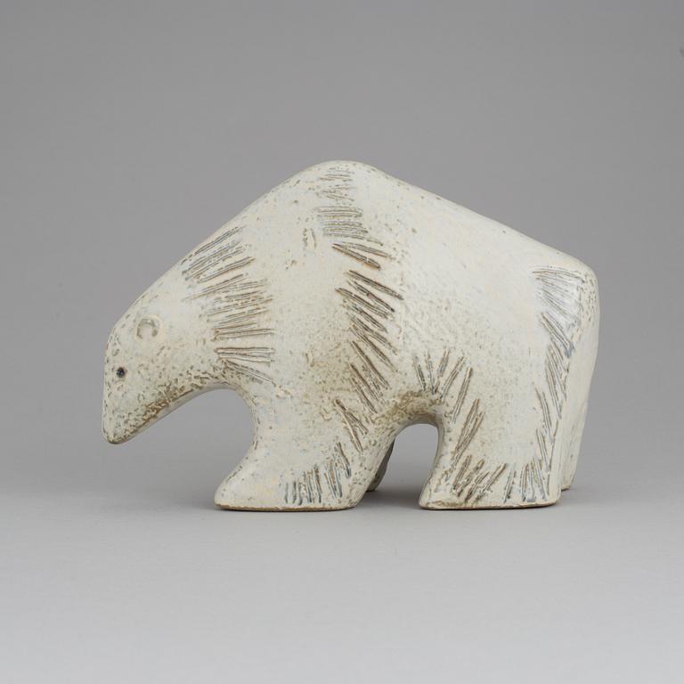 LISA LARSON, figurin, stengods, "Lilla Zoo", Gustavsberg.