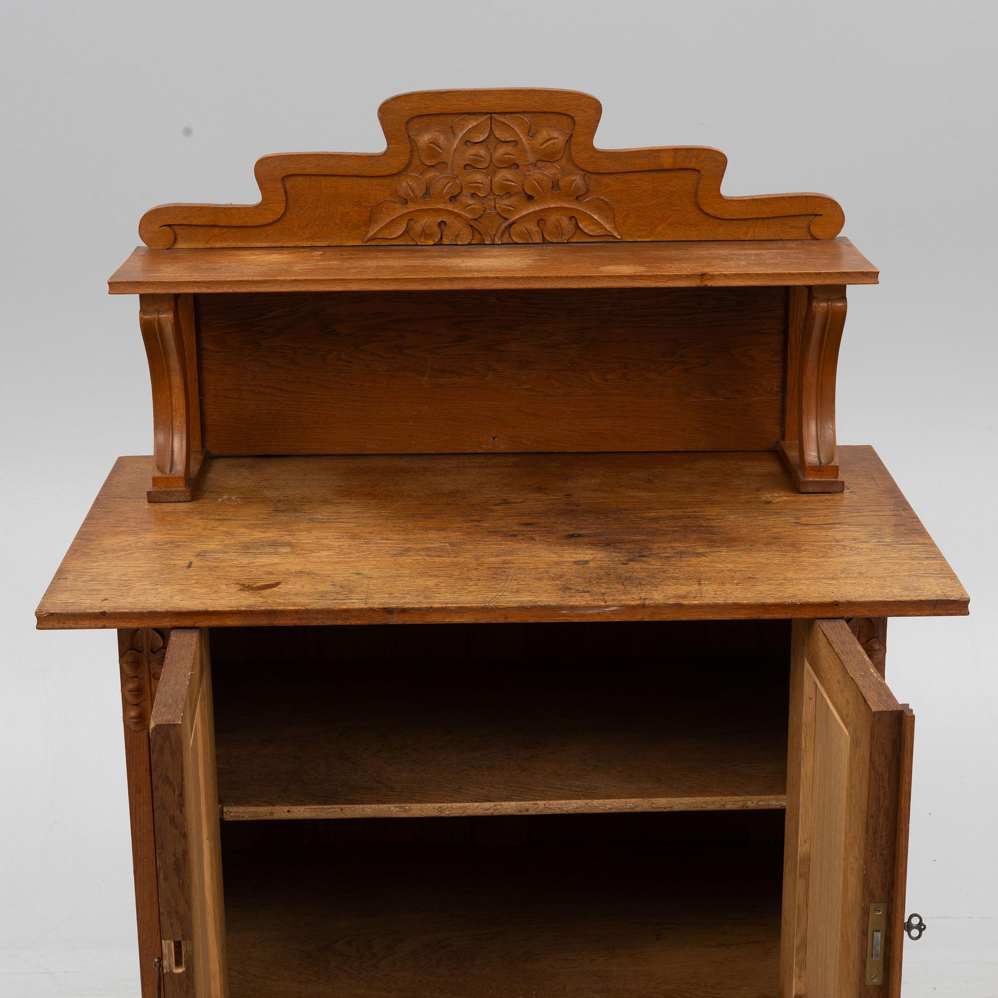 An Art Nouveau sideboard, early 20th Century.