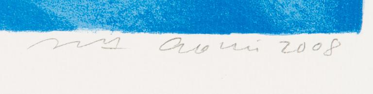 Portfolio of prints, 'Mannerheim', a set of five lithographs, signed and dated 2008, numbered 72/100.