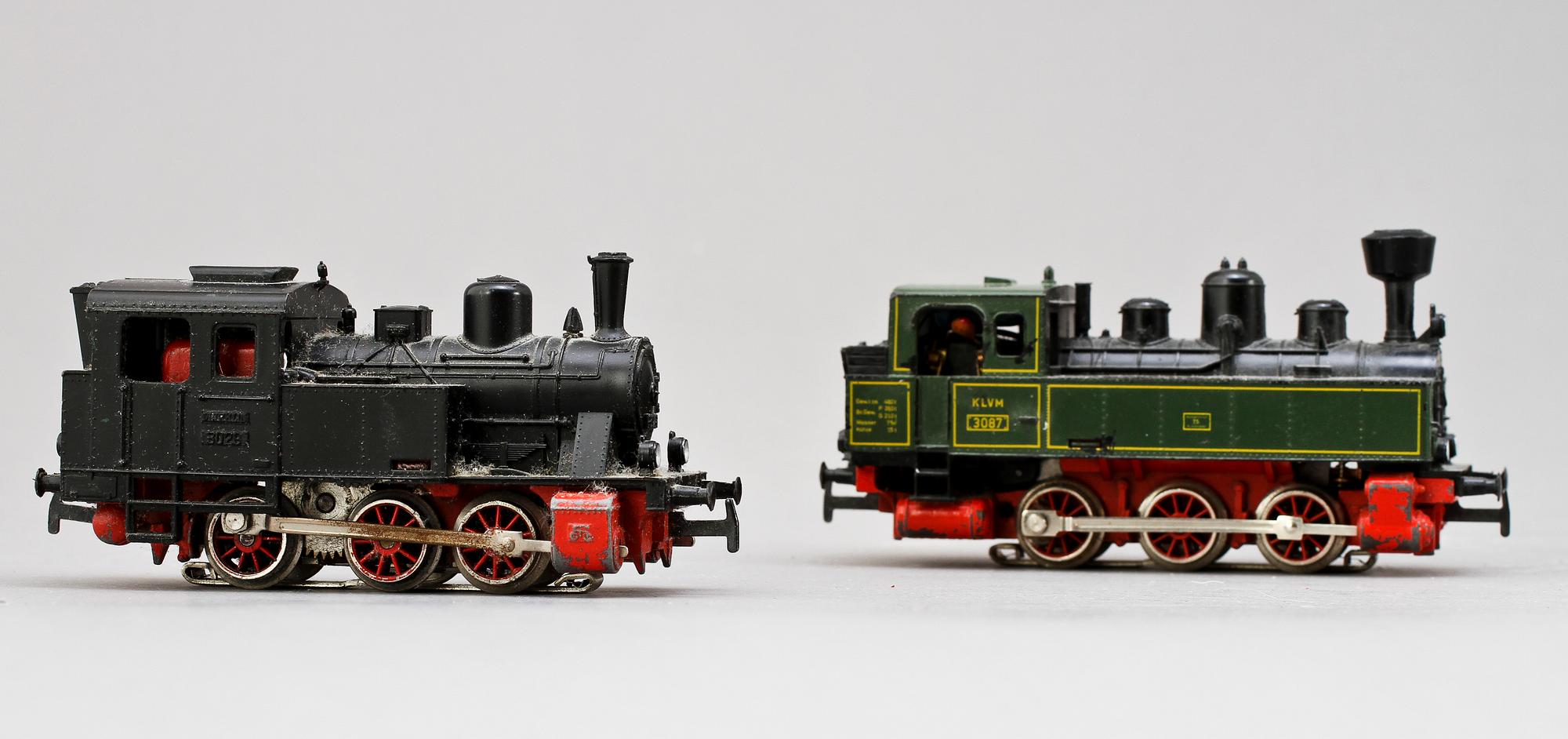 PARTI MODELLTÅGSDELAR, Märklin, 1900-tal.