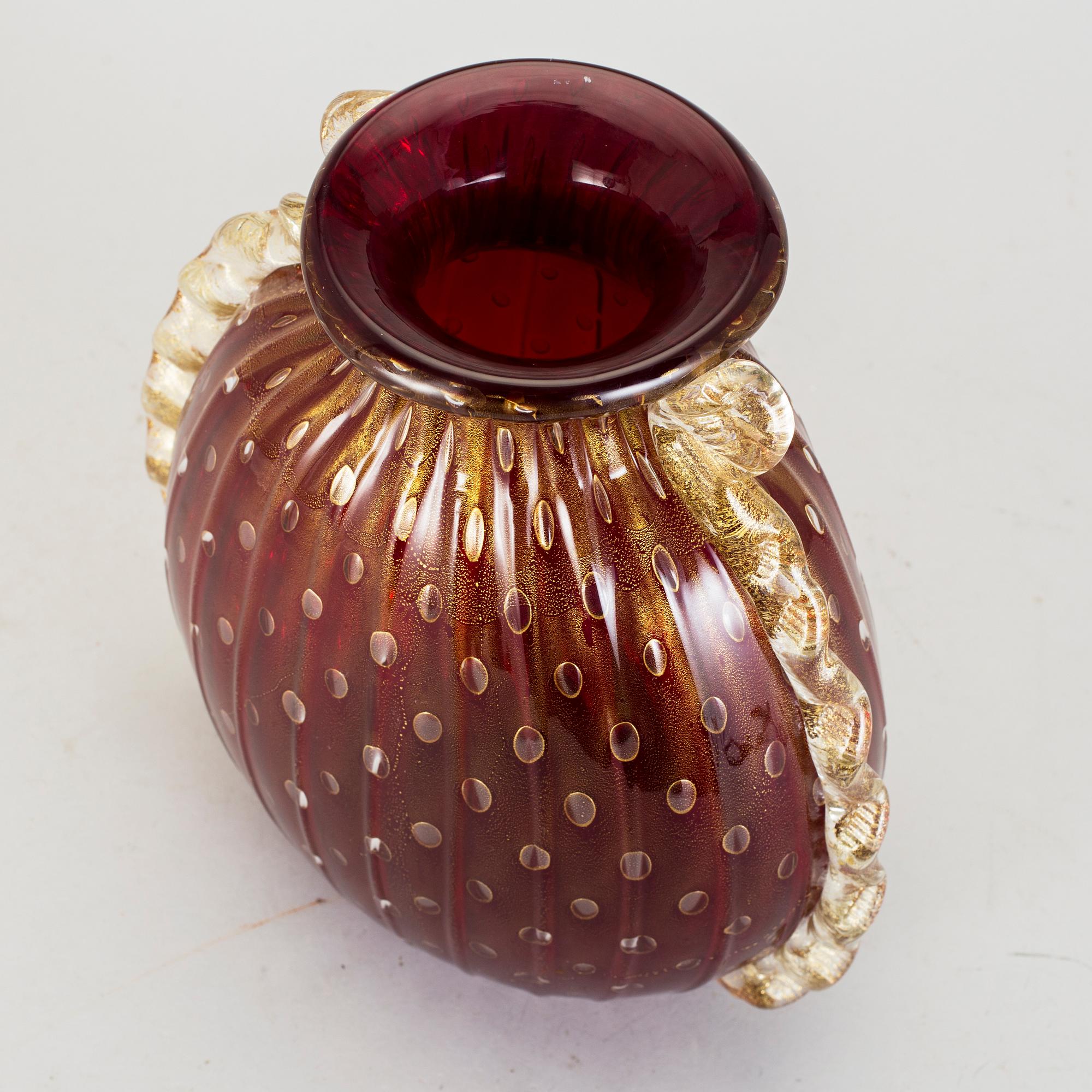 VAS, glas, Murano, signerad, 1900-talets mitt.