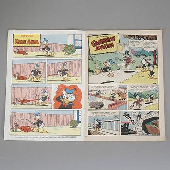 SERIETIDNINGAR, 77 st. Kalle Anka & Co och Illustrerade Klassiker. 1950-/60-tal.