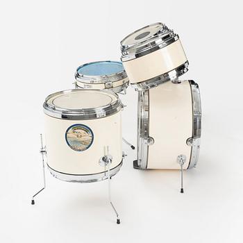 ABBA, (Ola Brunkert och Malando Gassama), two drumsets, Arbiter "Autotune" , from the Europe and Australia tour 1976-77.