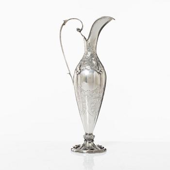 Kanna, silver, svensk importstämpel, 1900-talets första hälft.
