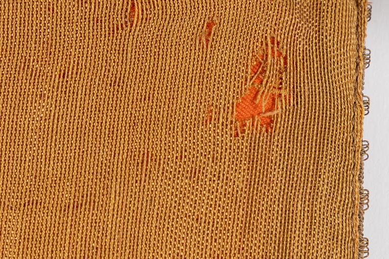 A Chinese embroidered textil fragment, late Qing dynasty/early 20th Century.