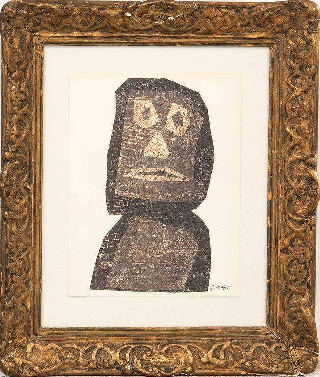 Jean Dubuffet, "The Warrior" 1958.
